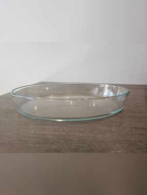 Vintage Pyrex - Clear Glass Oval Serving Dish